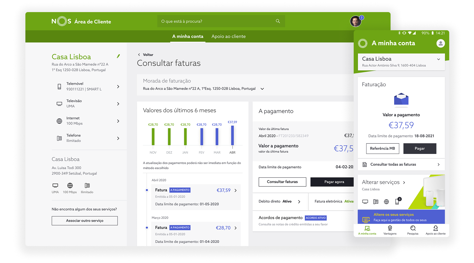 Screenshot of digital product